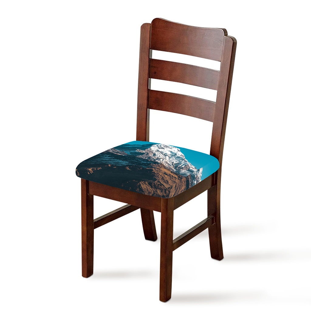 Himalaya Mountain Print Chair Cushion Cover