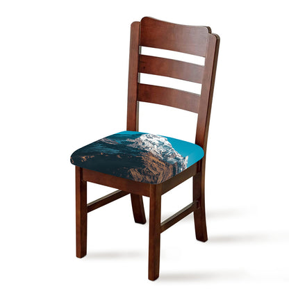 Himalaya Mountain Print Chair Cushion Cover