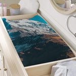 Himalaya Mountain Print Changing Pad Cover