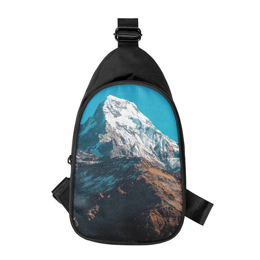 Himalaya Mountain Print Chest Bag