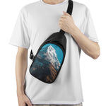 Himalaya Mountain Print Chest Bag