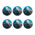 Himalaya Mountain Print Coaster Set
