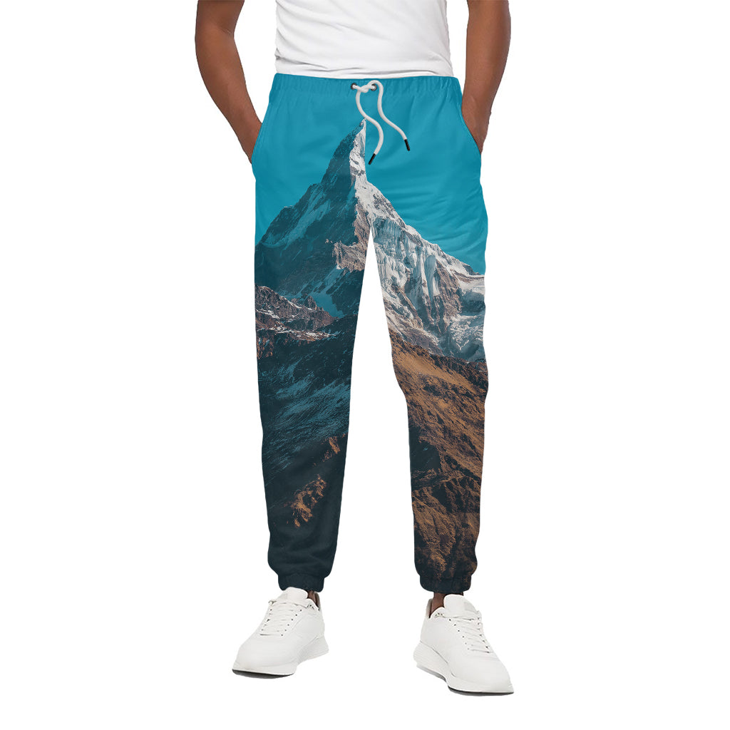Himalaya Mountain Print Cotton Pants