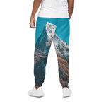 Himalaya Mountain Print Cotton Pants