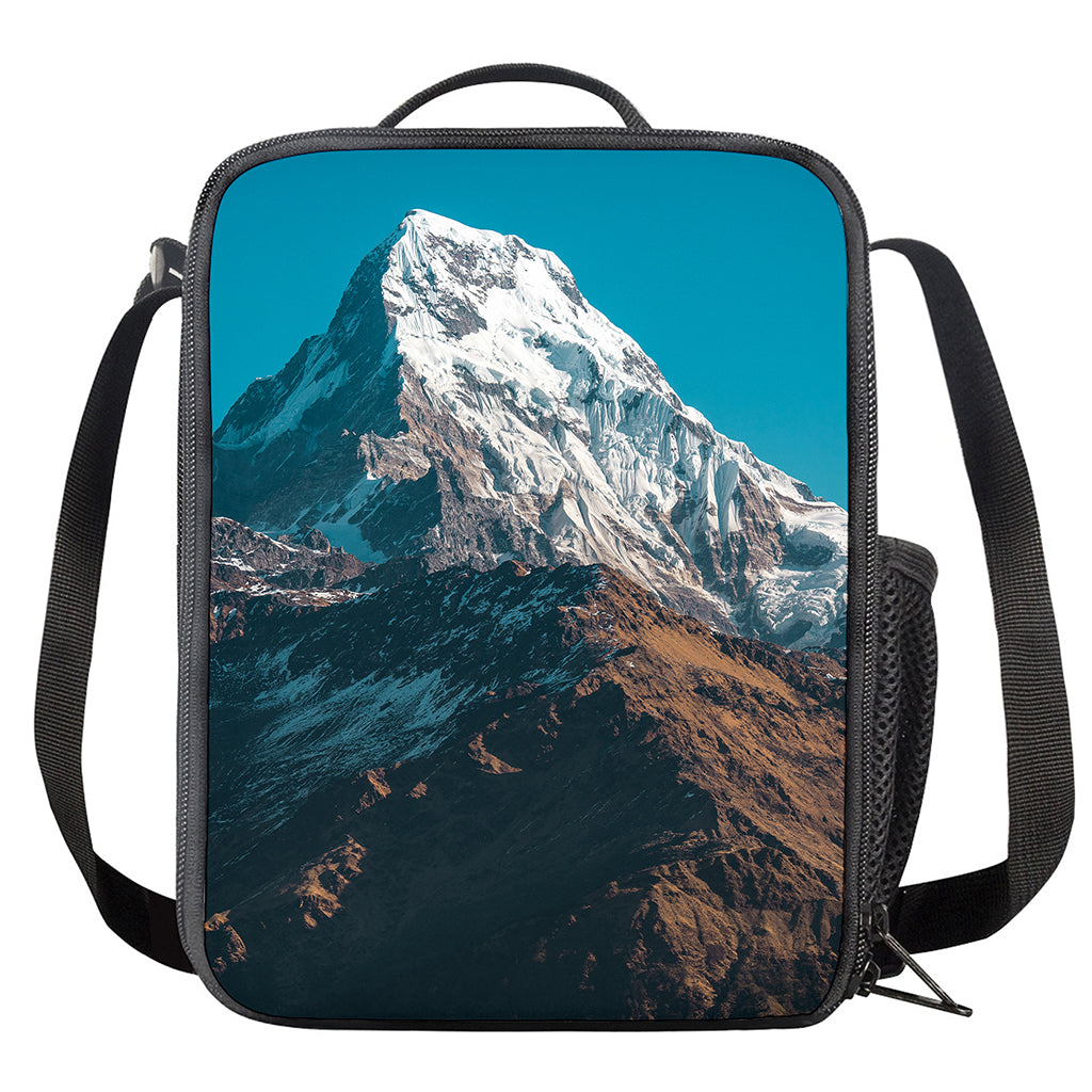 Himalaya Mountain Print Crossbody Lunch Bag