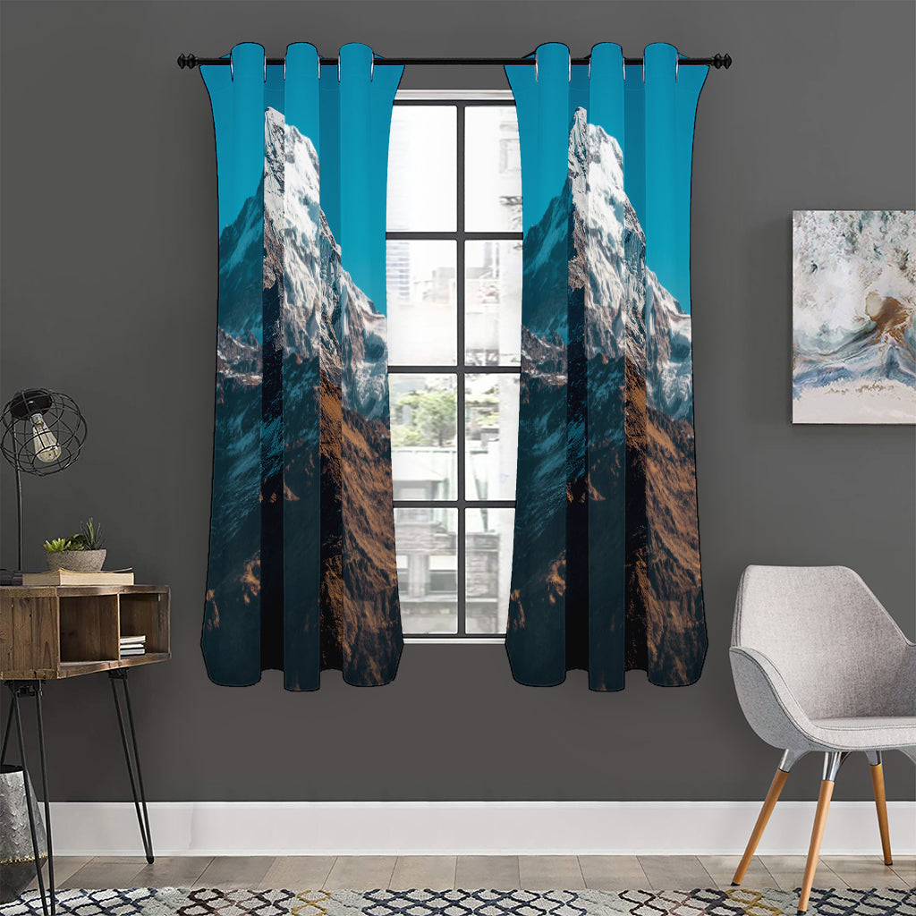 Himalaya Mountain Print Curtain