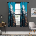 Himalaya Mountain Print Curtain