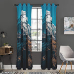 Himalaya Mountain Print Curtain