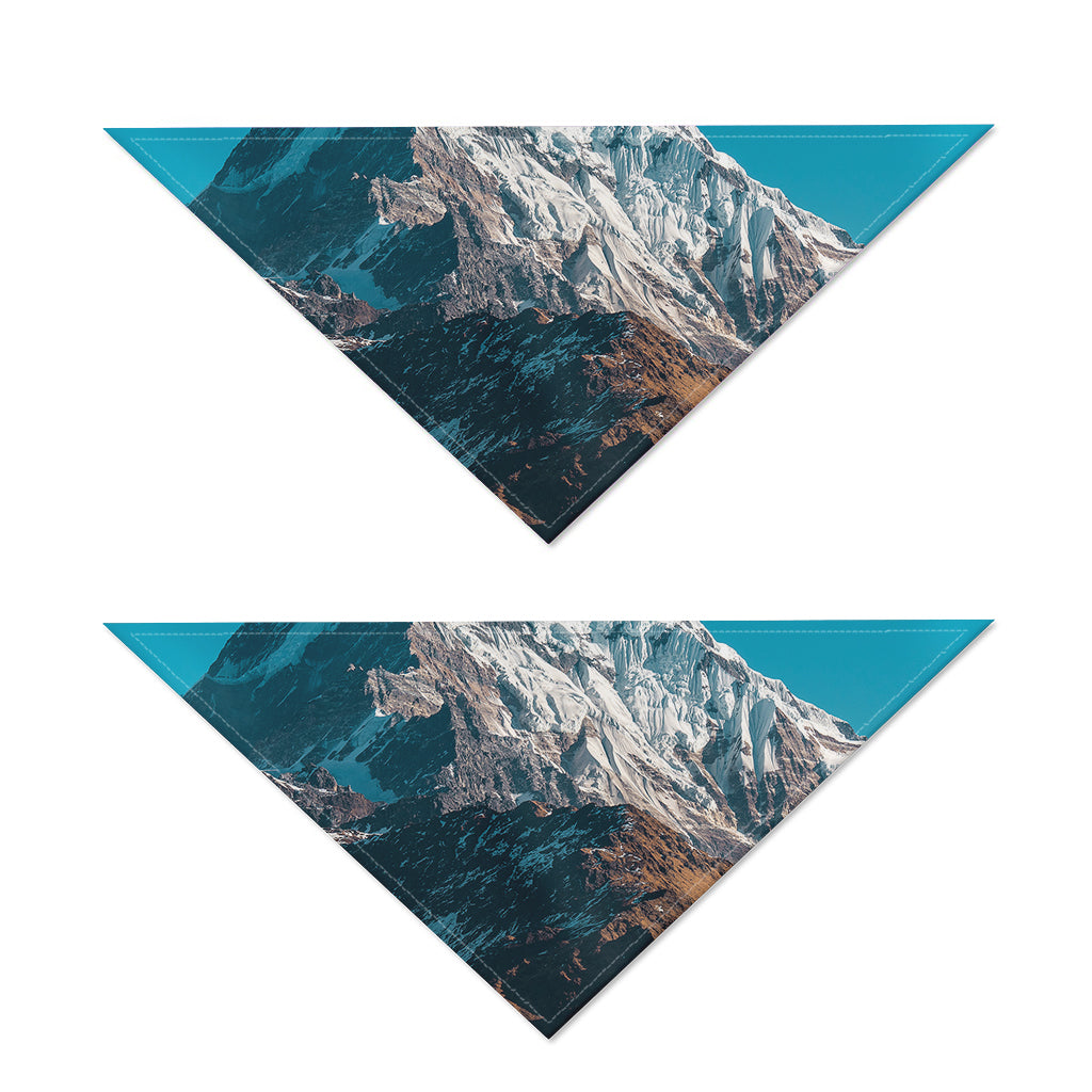 Himalaya Mountain Print Dog Bandana