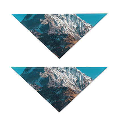 Himalaya Mountain Print Dog Bandana