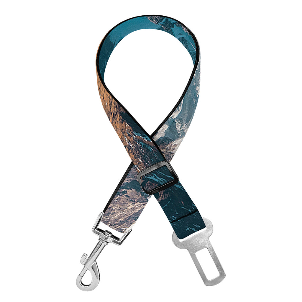 Himalaya Mountain Print Dog Seat Belt