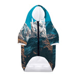 Himalaya Mountain Print Dog Zip Up Hoodie