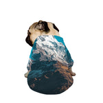 Himalaya Mountain Print Dog Zip Up Jacket