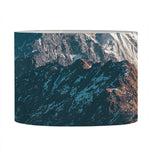 Himalaya Mountain Print Drum Lamp Shade