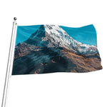 Himalaya Mountain Print Flag