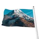 Himalaya Mountain Print Flag