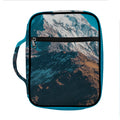 Himalaya Mountain Print Front Pocket Bible Bag