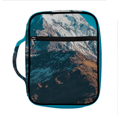 Himalaya Mountain Print Front Pocket Bible Bag