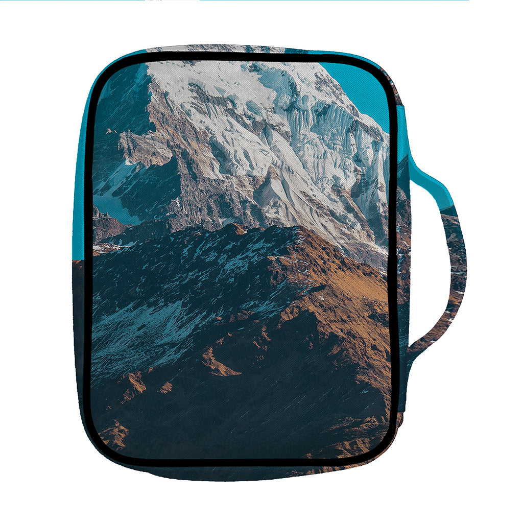 Himalaya Mountain Print Front Pocket Bible Bag