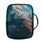 Himalaya Mountain Print Front Pocket Bible Bag