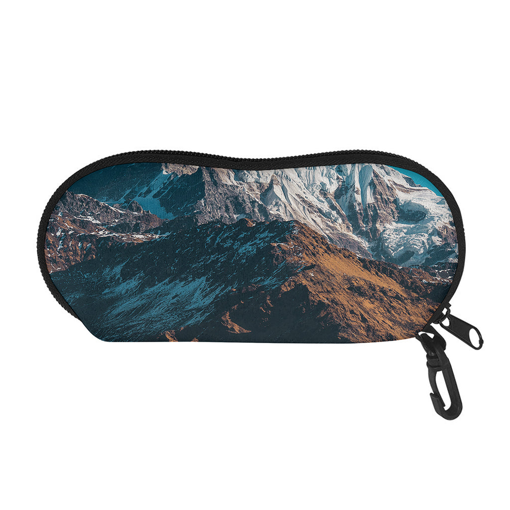 Himalaya Mountain Print Glasses Case