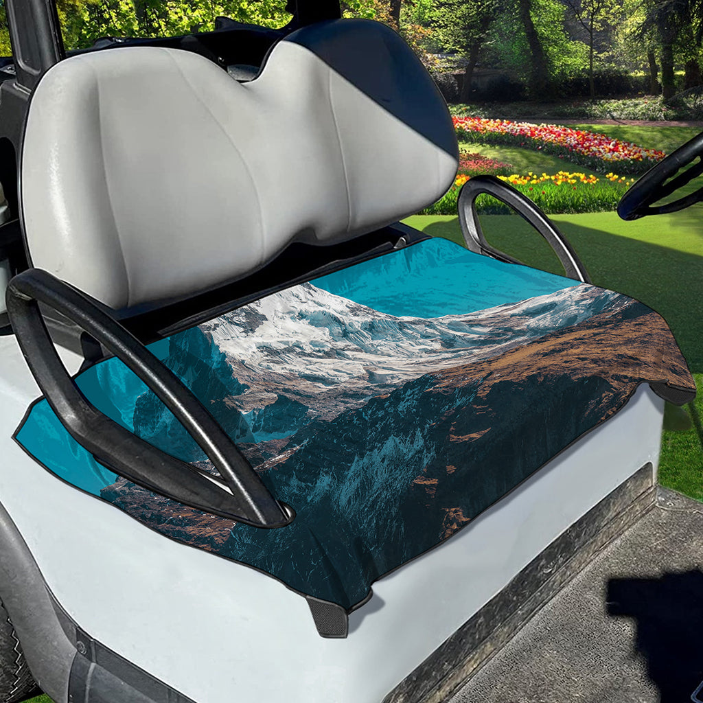 Himalaya Mountain Print Golf Cart Seat Cover
