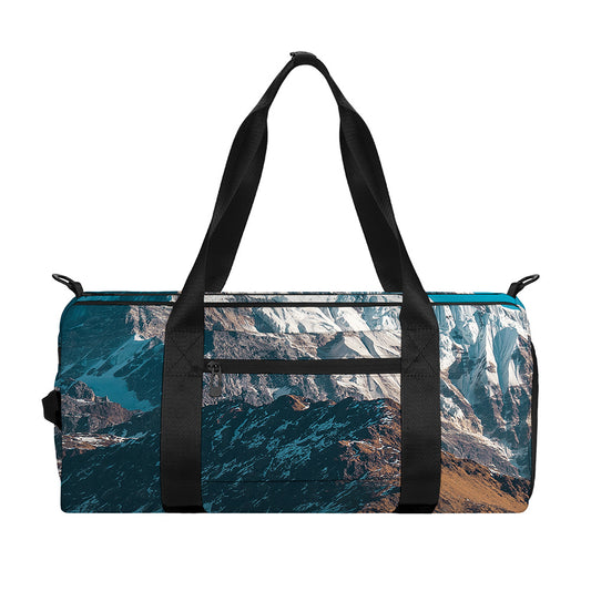Himalaya Mountain Print Gym Bag