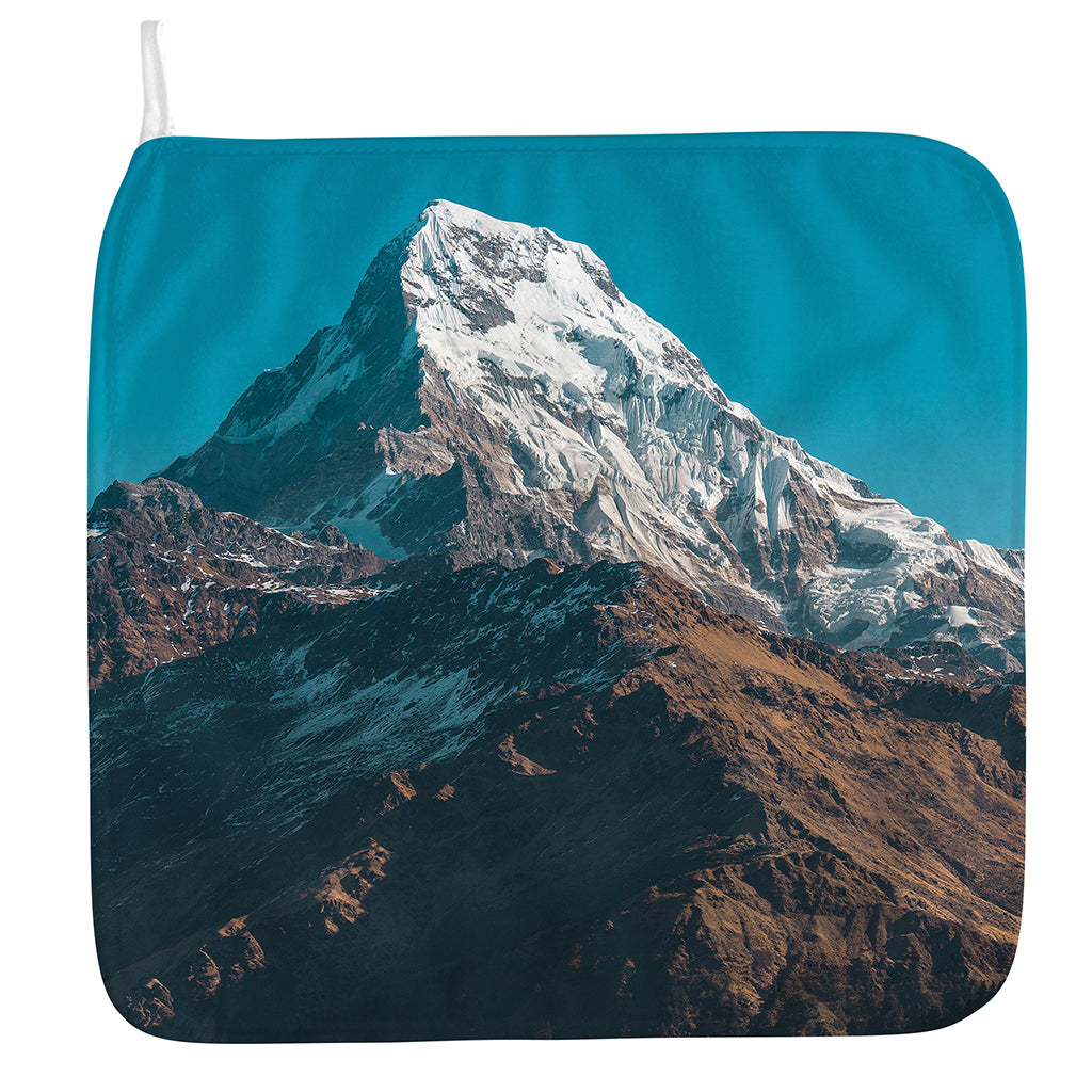 Himalaya Mountain Print Hand Towel