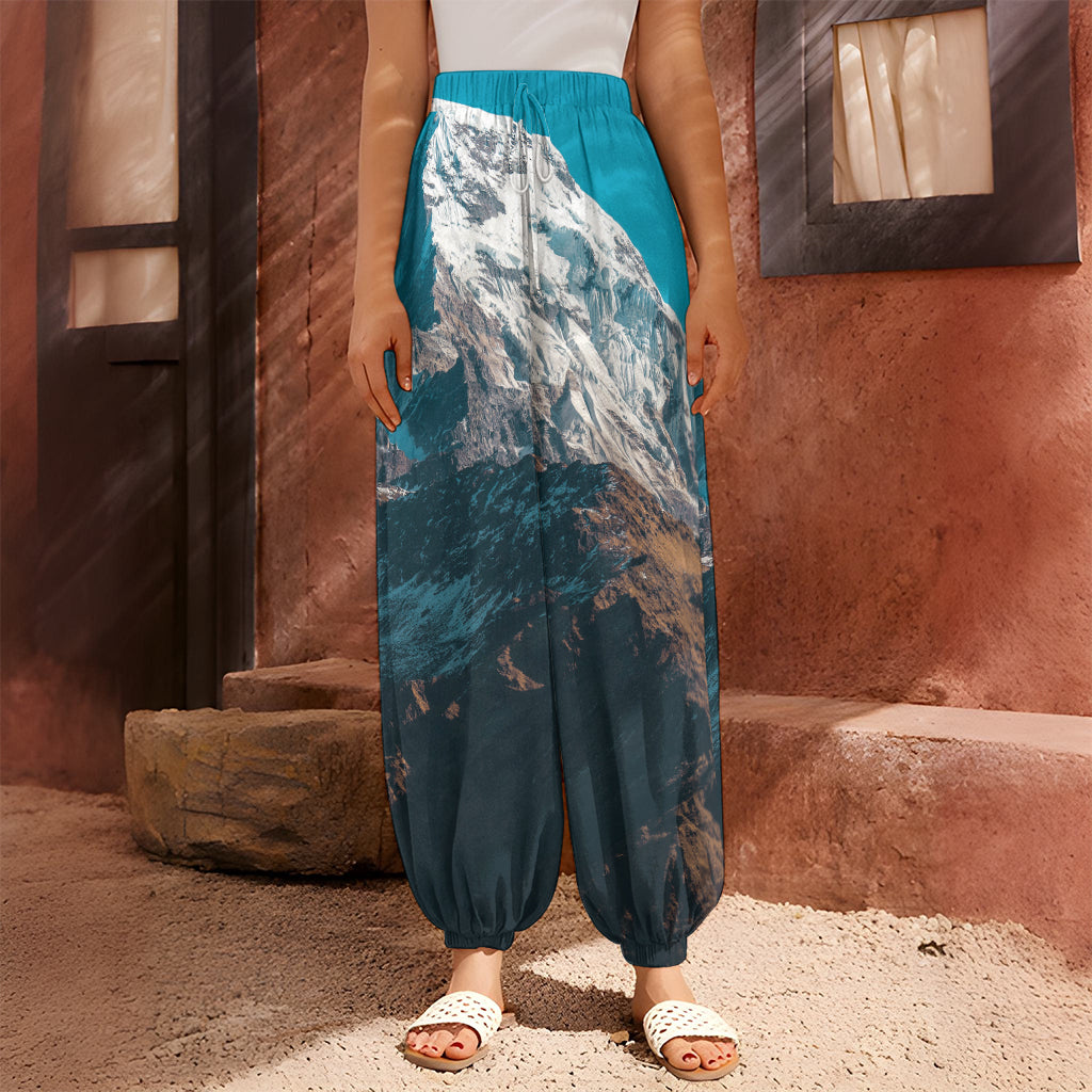 Himalaya Mountain Print Harem Pants