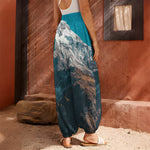 Himalaya Mountain Print Harem Pants