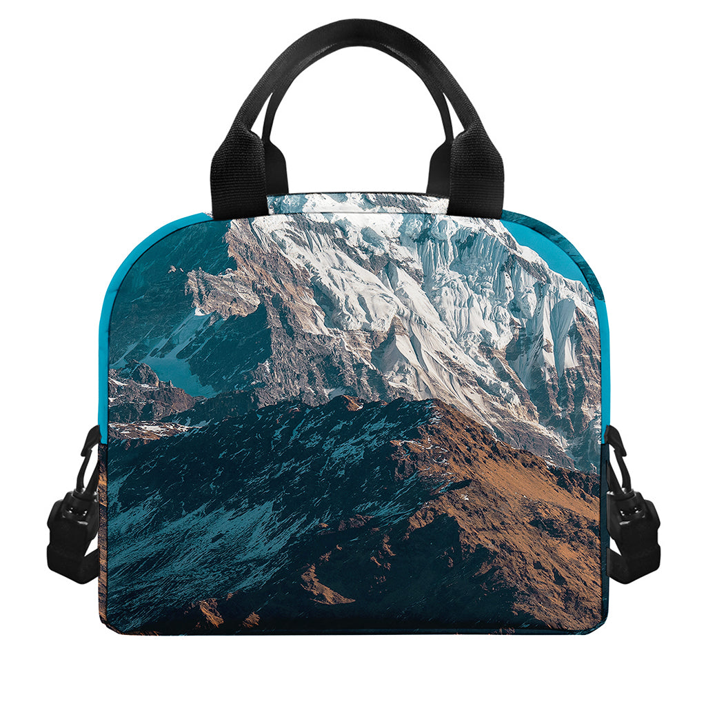 Himalaya Mountain Print Insulated Lunch Bag