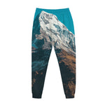 Himalaya Mountain Print Jogger Pants