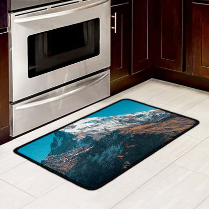 Himalaya Mountain Print Kitchen Mat