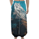 Himalaya Mountain Print Lantern Pants