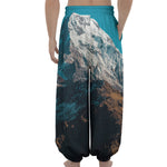 Himalaya Mountain Print Lantern Pants