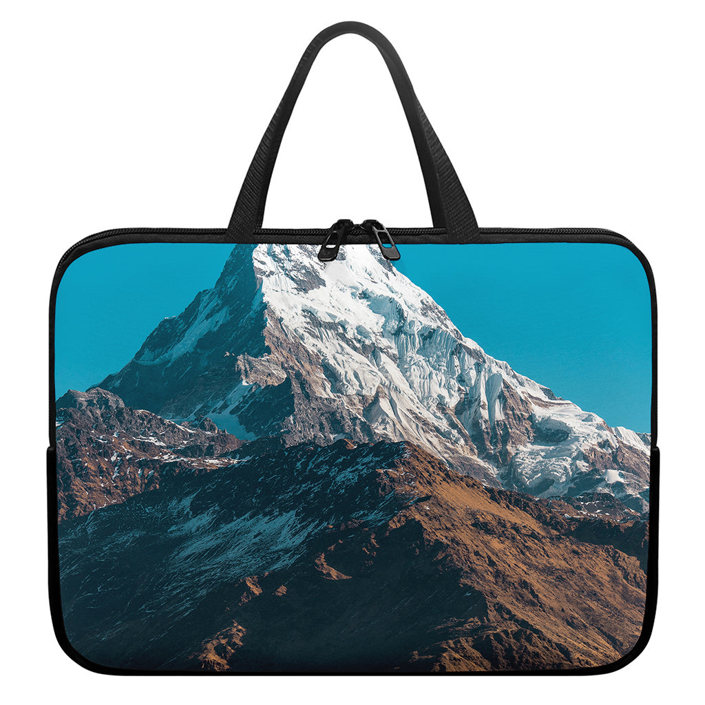 Himalaya Mountain Print Laptop Sleeve With Handle