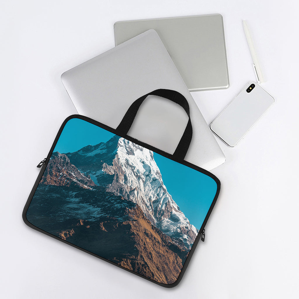 Himalaya Mountain Print Laptop Sleeve With Handle