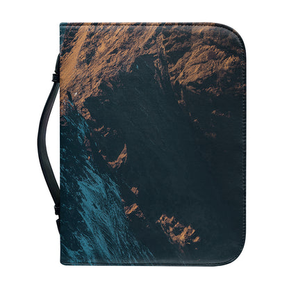 Himalaya Mountain Print Leather Bible Cover