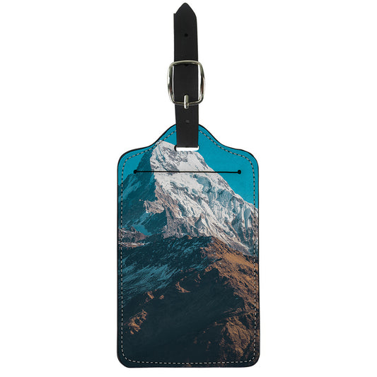 Himalaya Mountain Print Luggage Tag