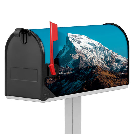 Himalaya Mountain Print Mailbox Cover