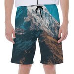 Himalaya Mountain Print Men's Beach Shorts