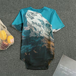 Himalaya Mountain Print Men's Bodysuit