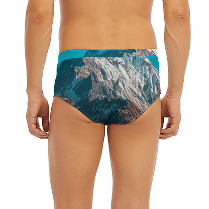 Himalaya Mountain Print Men's Briefs
