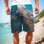 Himalaya Mountain Print Men's Cargo Shorts