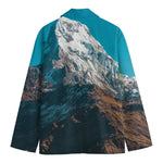Himalaya Mountain Print Men's Cotton Blazer