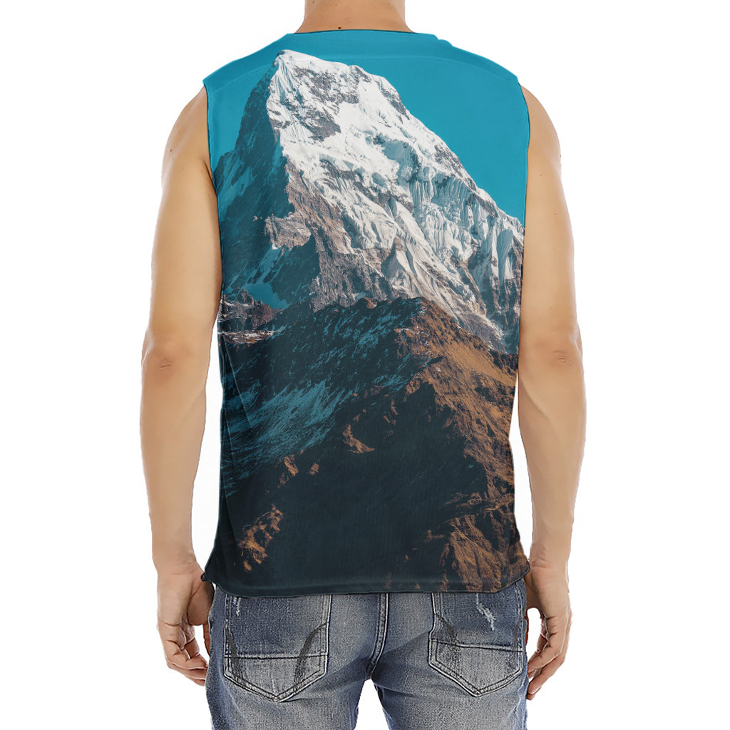 Himalaya Mountain Print Men's Fitness Tank Top