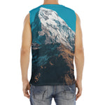 Himalaya Mountain Print Men's Fitness Tank Top