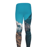 Himalaya Mountain Print Men's leggings