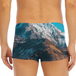 Himalaya Mountain Print Men's Short Boxer Briefs
