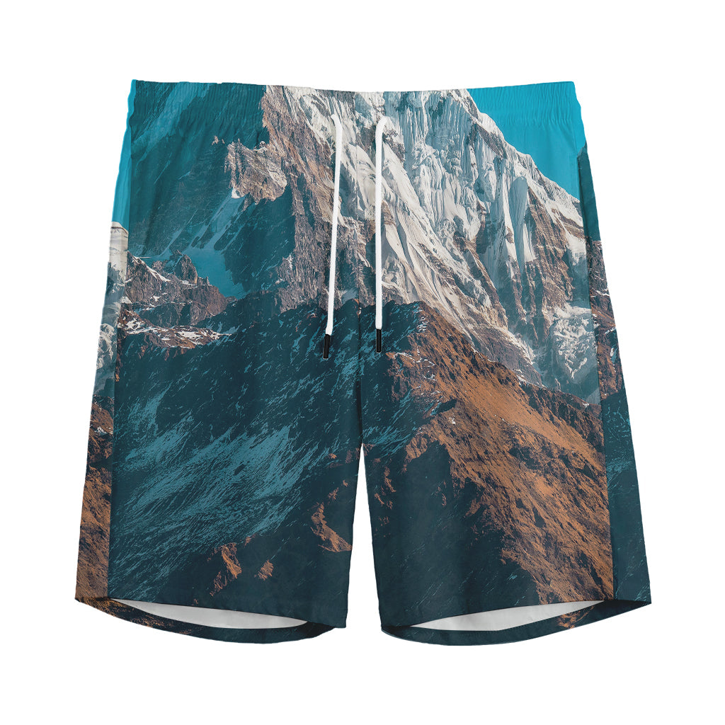 Himalaya Mountain Print Men's Sports Shorts